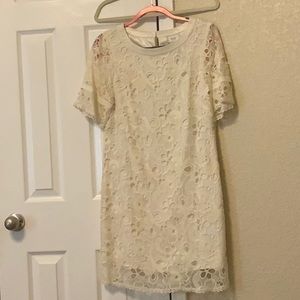 Eci cream dress.
